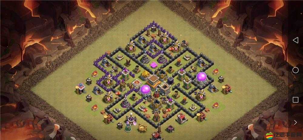 以部落沖突8本后期為背景，推薦最強的引導陣型防守布局：絲不茍守護你的資源，攻無不克陣型呈現