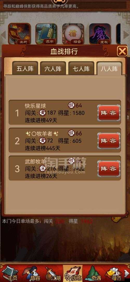 大掌門新手必看，高效血戰攻略，揭秘如何合理利用配緣弟子提升戰力