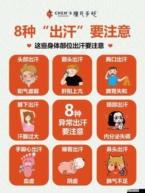 白花花的身上滿是汗津津的汗液：探究身體出汗的深層原因