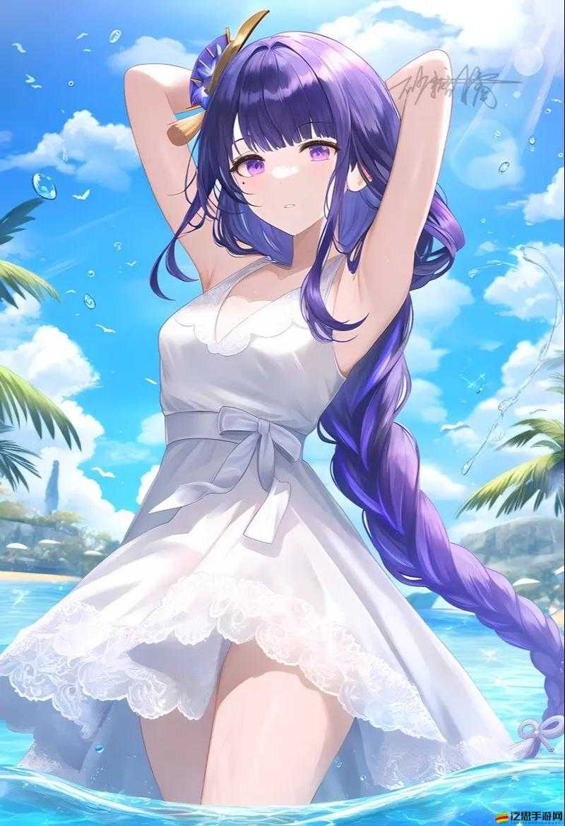 雷電將軍乳液狂飆圖：震撼視覺的極致沖擊