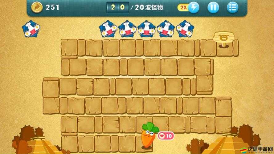 保衛蘿卜2極地冒險攻略，第71關沙漠金蘿卜全解析，久違堡壘挑戰攻略