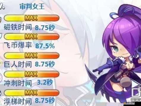 深度解析，天天酷跑審判女王滿級技能屬性全方位揭秘