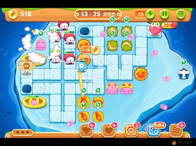 保衛(wèi)蘿卜2極地冒險第26關(guān)完美攻略，金蘿卜獲取+全任務(wù)清單詳解