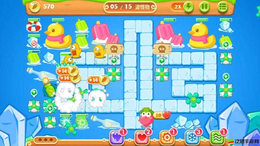 保衛(wèi)蘿卜2極地冒險第25關(guān)完美攻略，金蘿卜獲取+任務(wù)全清技巧解析