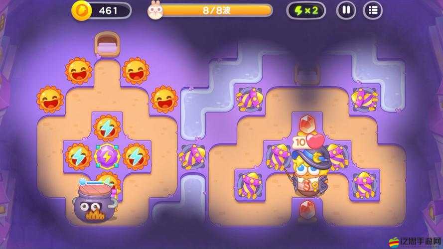 保衛蘿卜2極地冒險第4關完美通關攻略，金蘿卜布陣圖詳解