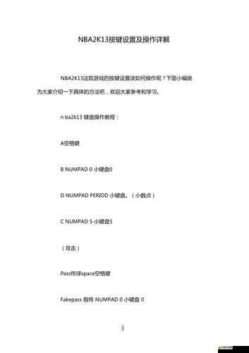 NBA2K13全面攻略，超級詳盡的游戲操作指南與技巧解析