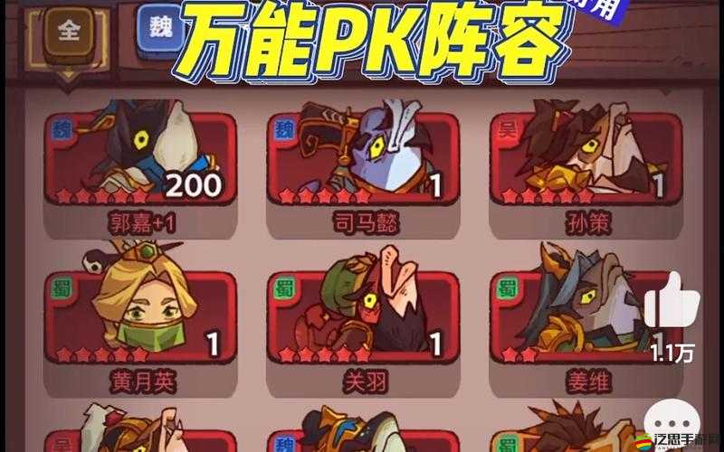 咸魚之王群雄燈神挑戰，頂級陣容推薦、搭配策略及詳解指南
