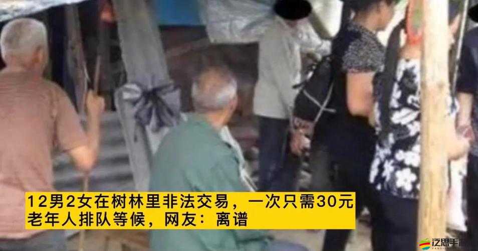 詭異的森林交易：70 歲老人 10 元一次