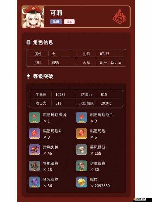 原神可莉角色深度解析，圣遺物搭配推薦攻略，助你打造頂級(jí)火系小炸彈輸出