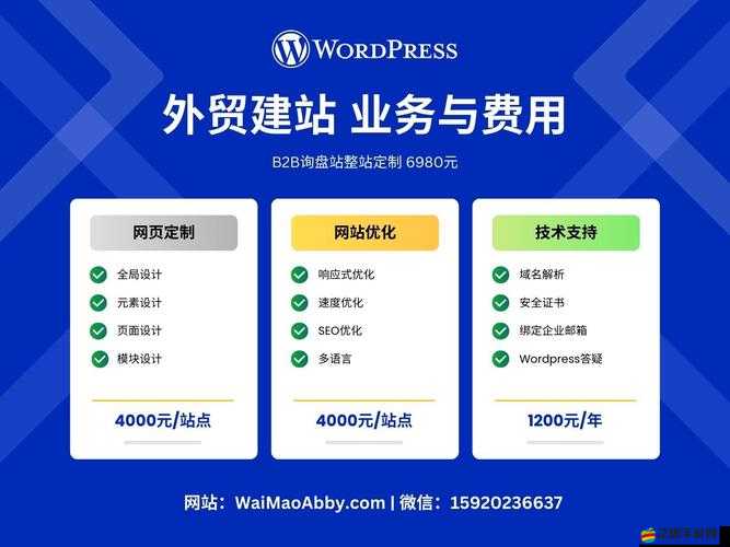 wordpress 成品網站-打造專業高效的網站平臺