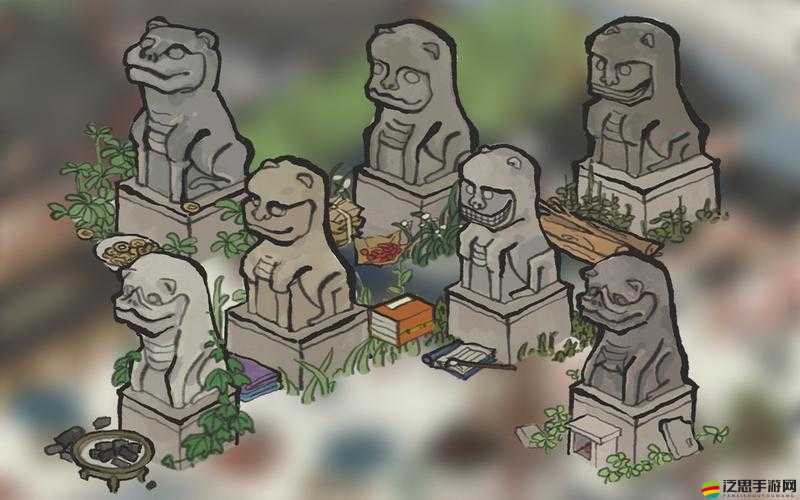 江南百景圖揭秘，彩云貍雕像——開啟幸福富庶生活的神秘鑰匙