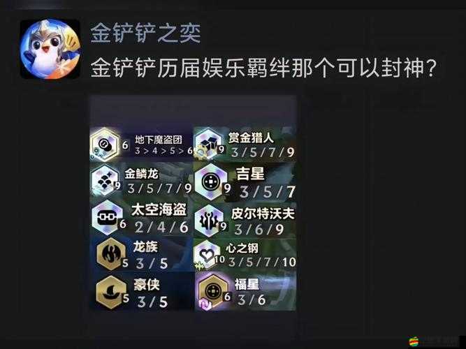 金鏟鏟之戰(zhàn)手游中龍族羈絆策略與效果深度全面解析